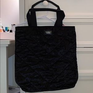 Black VS velvet bag